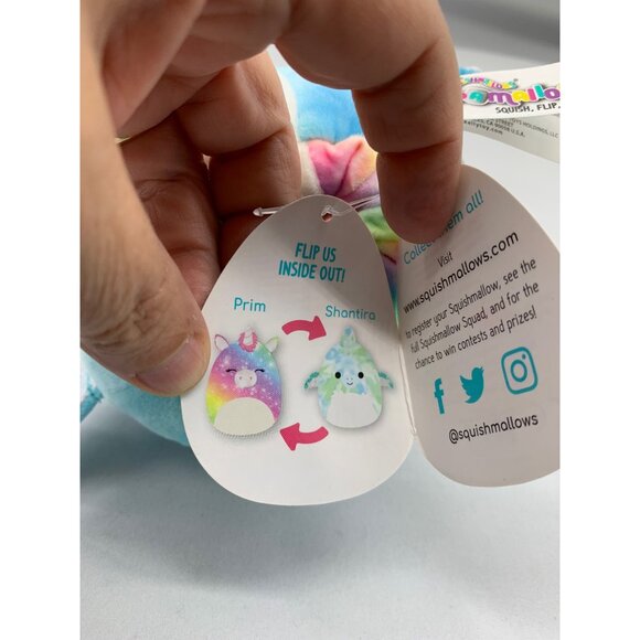 Squishmallow Shantira Unicorn Flips to Prim 5" Flipamallow Plush Stuffed Animal - Picture 8 of 8